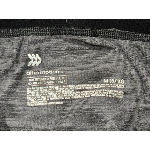 All In Motion Boys Gray Base Layer Pants In Size M (8-10) - Picture 5 of 6